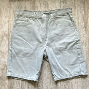 Levi’s men’s 505 grey jean shorts 34W